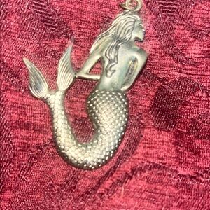 BrassMermaid Charm Necklace